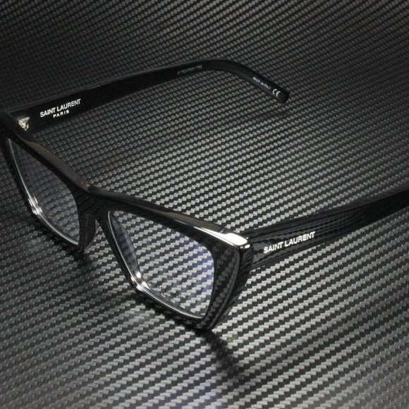 Saint Laurent Women's Shiny Black Eyeglasses!
